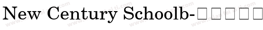 New Century Schoolb字体转换